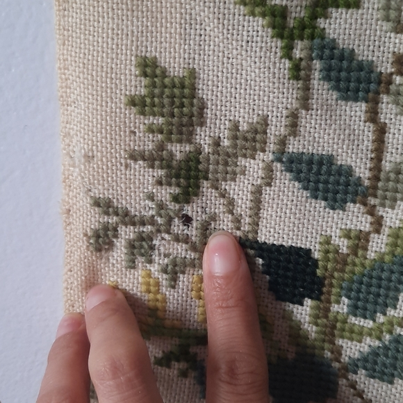 Sold on Depop Vintage cross stitch mushroom wall - Picture 8 of 11